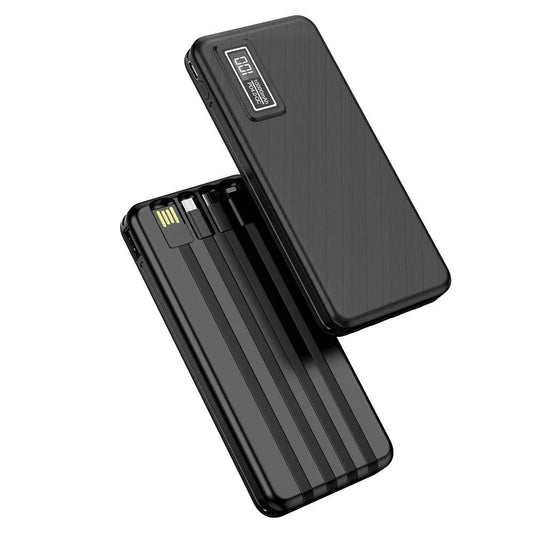 ASPOR A300 POWER BANK ORIGINAL 10000MAH LI-POLYMER BATTERY 4 IN1 POWER BANK BLACK GADGETZY