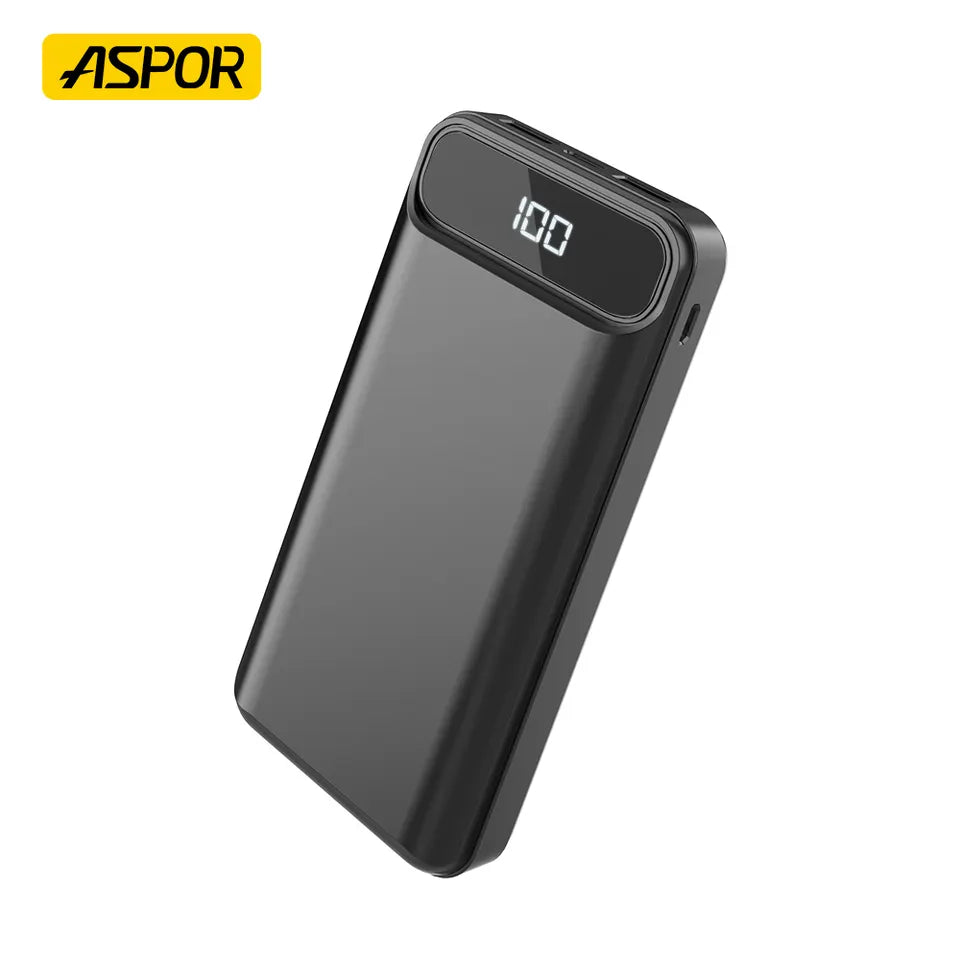 ASPOR-A396-PD-20000MAH-FAST CHARGING-POWER-BANK- GADGETZY