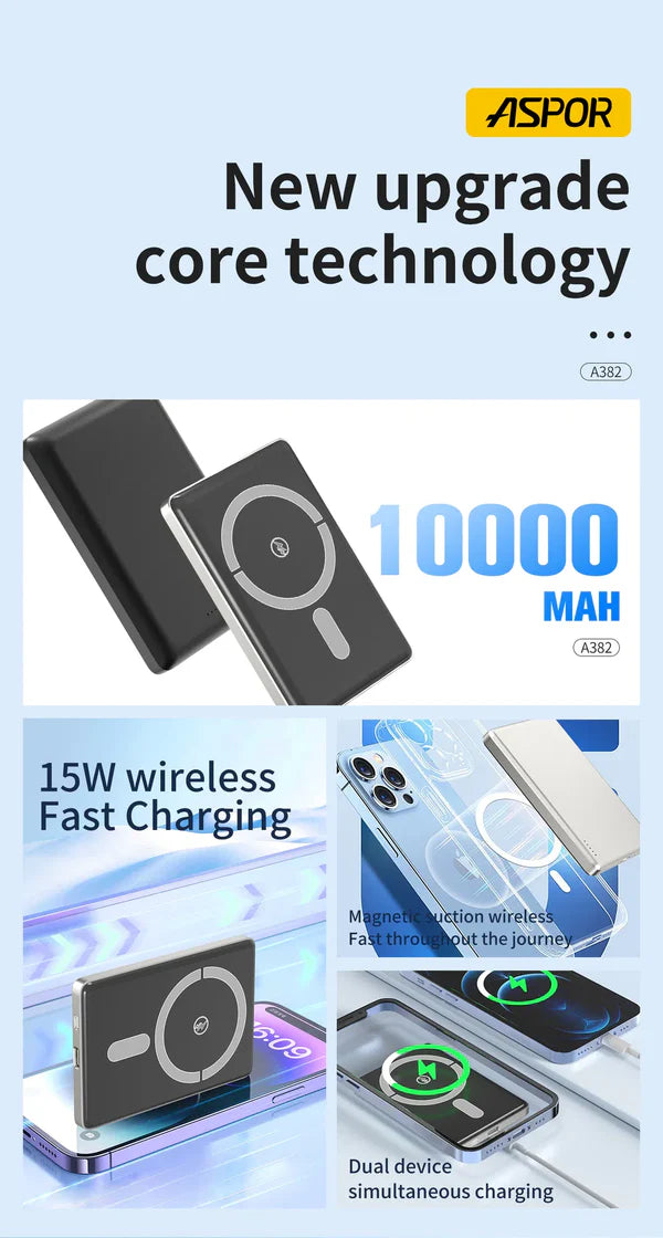 Aspor-A382-Wireless-Magnetic-Power-Bank-Li-Polymer-Battery-10000mAh-Gadgetzy