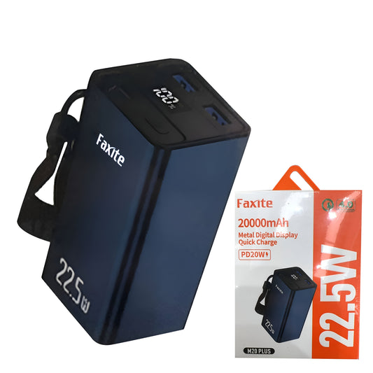 FAXITE-M20PLUS-20000mah-DIGITAL-DISPLAY-QUICK-CHARGE-POWER BANK GADGETZY