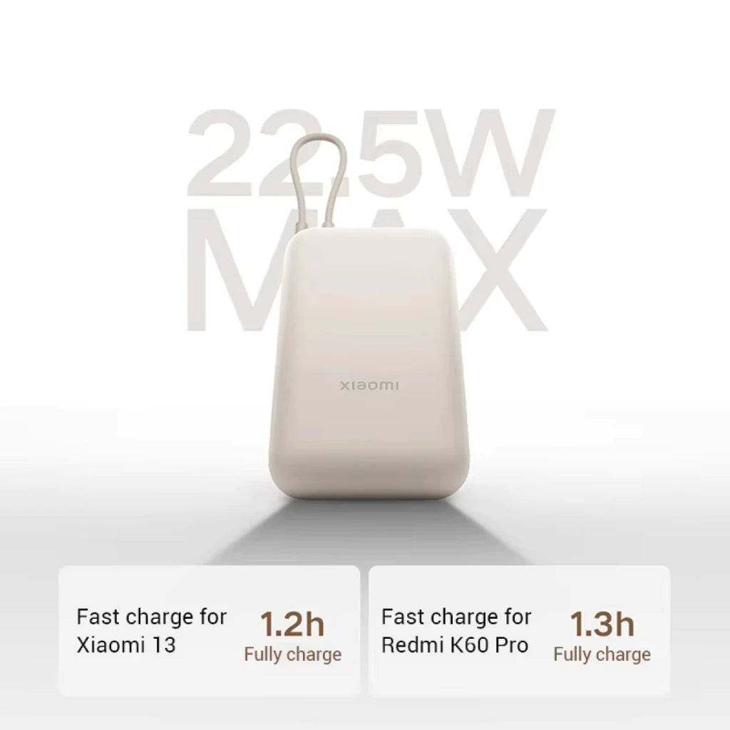 Mi Xiaomi Power Bank Pocket Edition 10000mAh 22.5W Light Coffee Colour GADGETZY