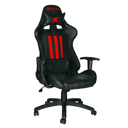 XTRIKE-ME-GC-905-BK-ERGONOMIC-ADJUSTABLE-GAMING-CHAIR-CASTER-WHEELS-BLACK-gadgetzy