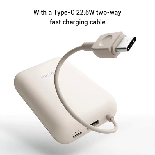 Mi Xiaomi Power Bank Pocket Edition 10000mAh 22.5W Light Coffee Colour GADGETZY