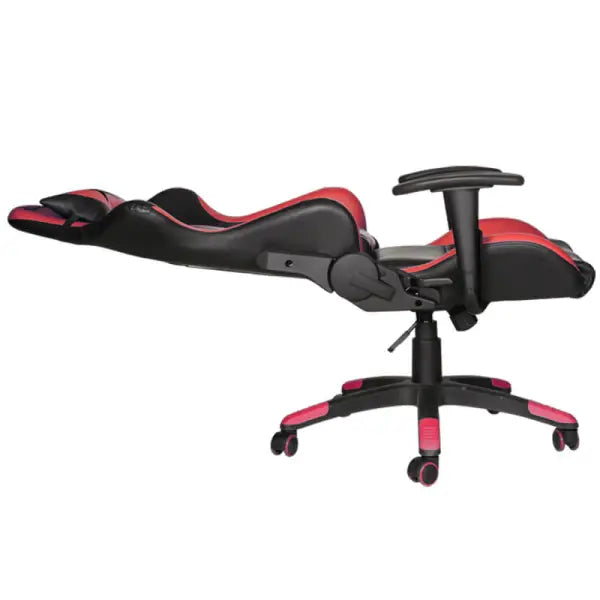 Xtrike-Me-GC-905-Red-Gaming-Chair-Caster-Wheels-gadgetzy