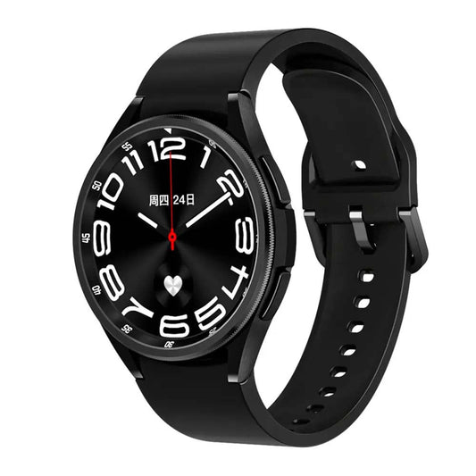 JS WATCH 6 MAX CLASSIC 1.43 INCH AMOLED DISPLAY SPORT SMART WATCH NFC IP67 WITH AIFIT MAX APP BLACK GADGETZY